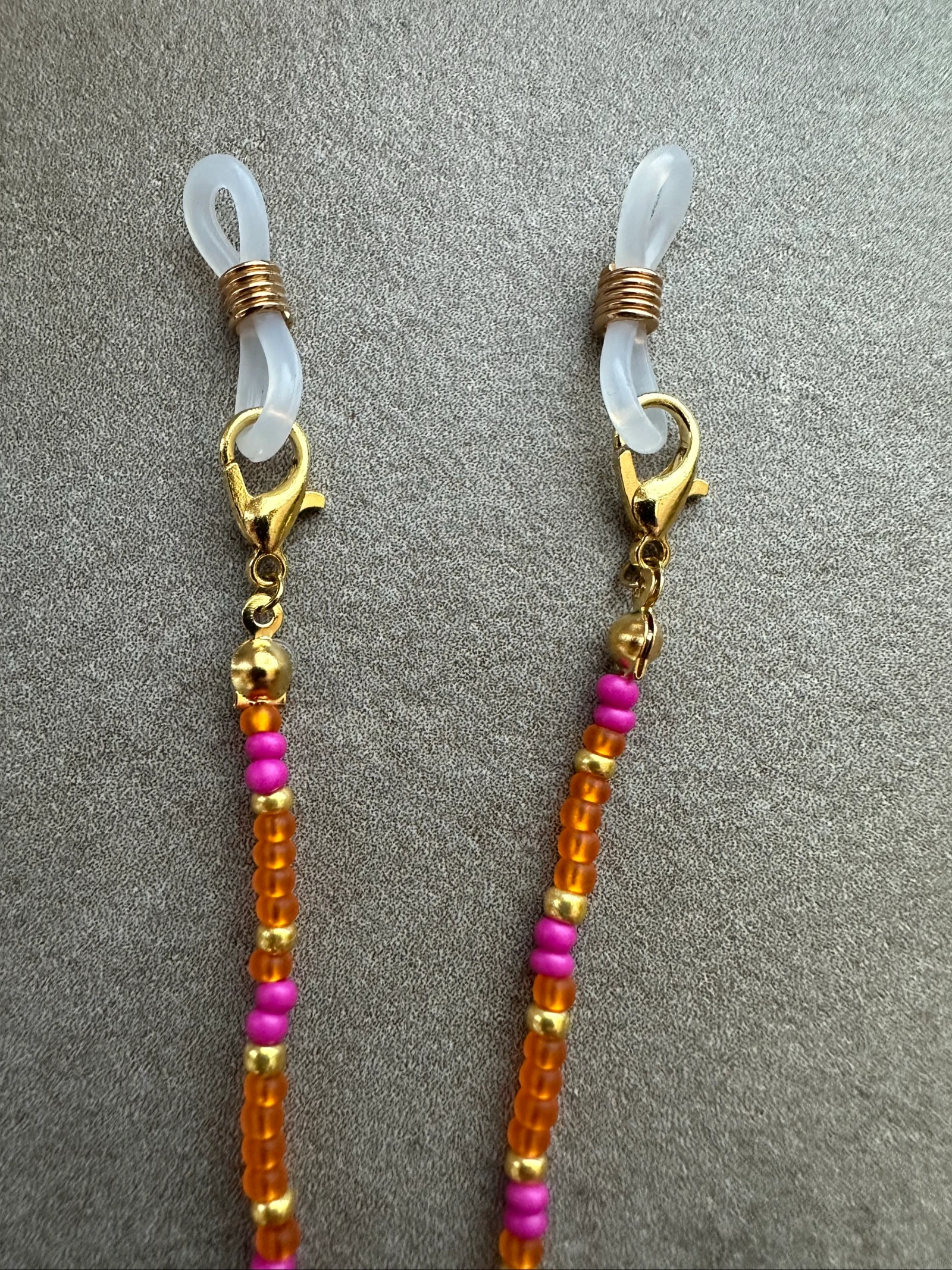 Eyeglass strap orange and pink – photo 2